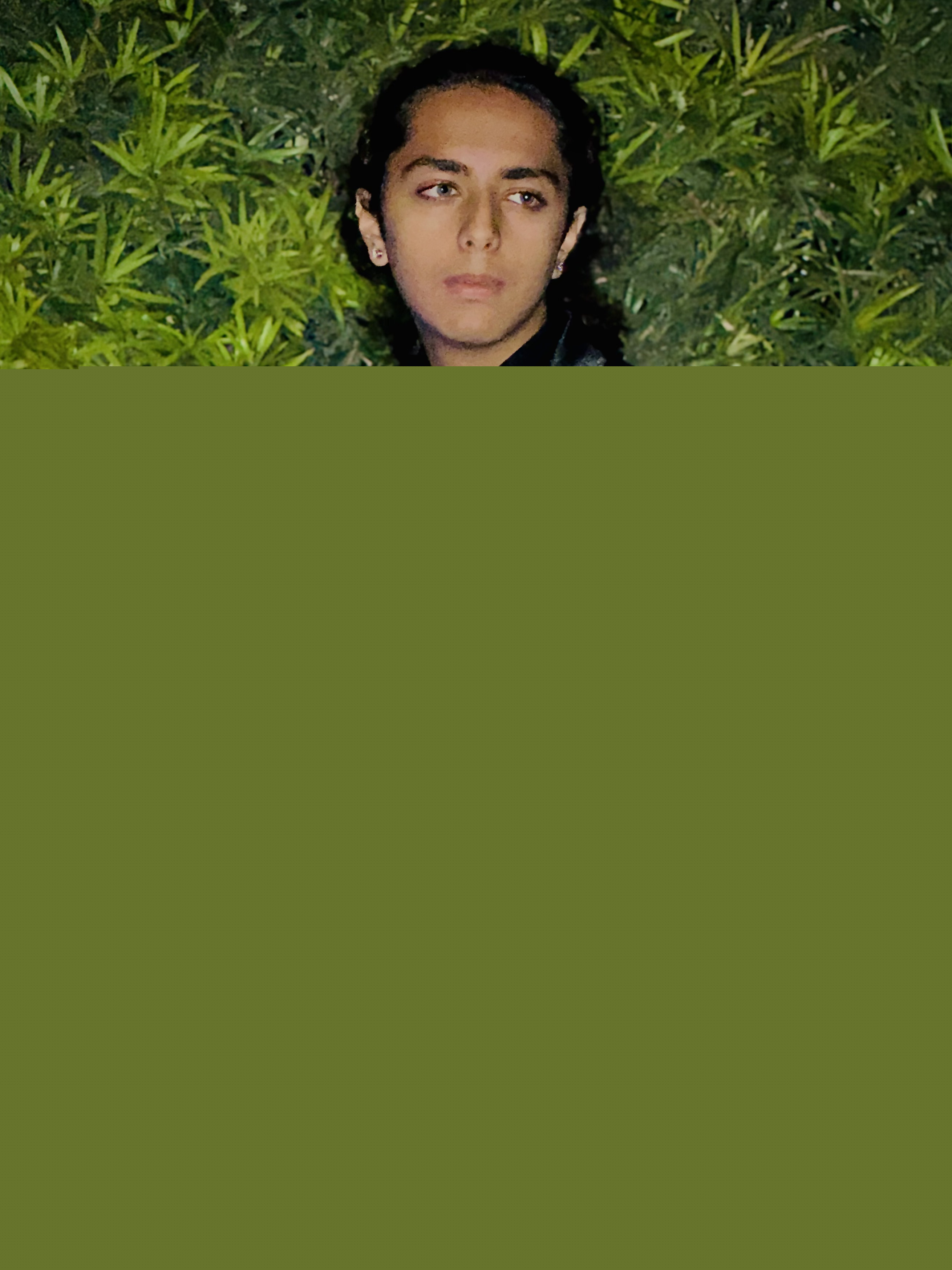 Aryan Rohira standing in a lush grassy field